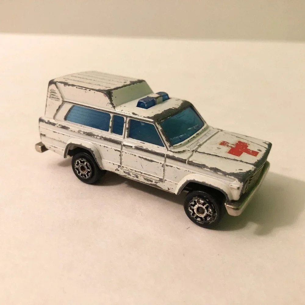 Vintage Majorette Ambulance No 269 Made in France Diecast Missing Doors